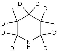 3,5-dimethylpiperidine-2,2,3,4,4,5,6,6-d8 Struktur