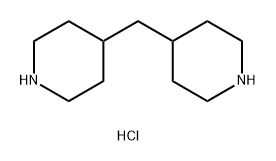 4-(piperidin-4-ylmethyl)piperidine Struktur