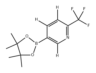 5-(4,4,5,5-tetramethyl-1,3,2-dioxaborolan-2-yl)-2-(trifluoromethyl)pyridine-3,4,6-d3|