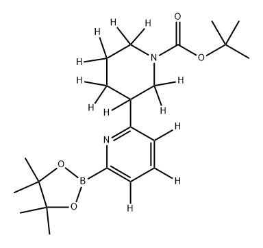 tert-butyl 3-(6-(4,4,5,5-tetramethyl-1,3,2-dioxaborolan-2-yl)pyridin-2-yl-3,4,5-d3)piperidine-1-carboxylate-2,2,3,4,4,5,5,6,6-d9|