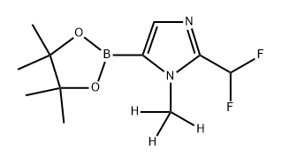2-(difluoromethyl)-1-(methyl-d3)-5-(4,4,5,5-tetramethyl-1,3,2-dioxaborolan-2-yl)-1H-imidazole|