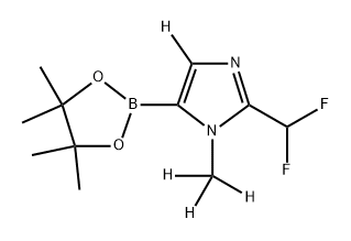 2-(difluoromethyl)-1-(methyl-d3)-5-(4,4,5,5-tetramethyl-1,3,2-dioxaborolan-2-yl)-1H-imidazole-4-d|