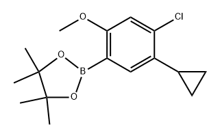 2-(4-chloro-5-cyclopropyl-2-methoxyphenyl)-4,4,5,5-tetramethyl-1,3,2-dioxaborolane|