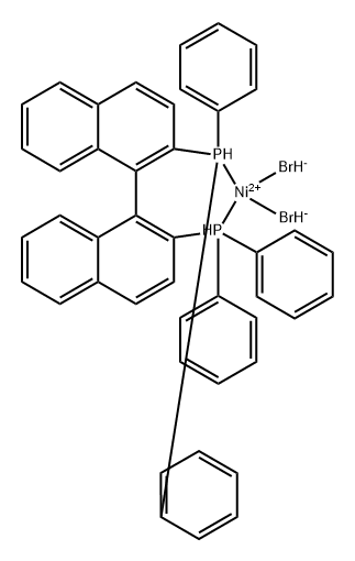 Nickel, [[1,1'-binaphthalene]-2,2'-diylbis[diphenylphosphine-κP]]dibromo-, (SP-4-2)- (9CI) Struktur