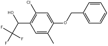 1-(4-(BENZYLOXY)-2-CHLORO-5-METHYLPHENYL)-2,2,2-TRIFLUORO, 2918828-41-6, 结构式