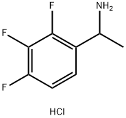 1-(2,3,4-三氟苯基)乙胺盐酸盐 结构式
