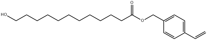 (4-Ethenylphenyl)methyl 12-hydroxydodecanoate Struktur