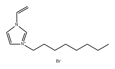 1H-Imidazolium, 3-ethenyl-1-octyl-, bromide (1:1) Structure