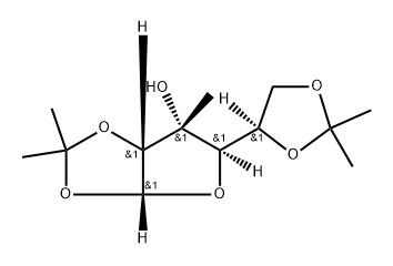 α-D-Allofuranose, 3-C-methyl-1,2:5,6-bis-O-(1-methylethylidene)-|(3AR,5R,6R,6AR)-5-((R)-2,2-二甲基-1,3-二氧戊环-4-基)-2,2,6-三甲基四氢呋喃[2,3-D][1,3]二氧戊醇-6-醇