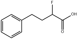 Benzenebutanoic acid, α-fluoro- Struktur