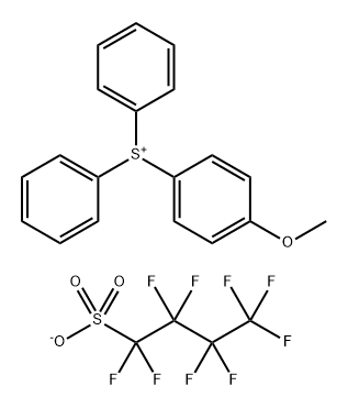 (4-Methoxyphenyl)diphenylsulfoniumnonaflate Struktur