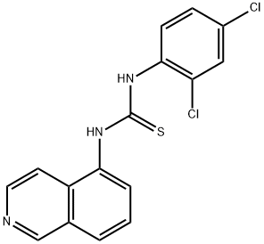 1-(2,4-Dichlorophenyl)-3-(isoquinolin-5-yl)thiourea|WAY-353294