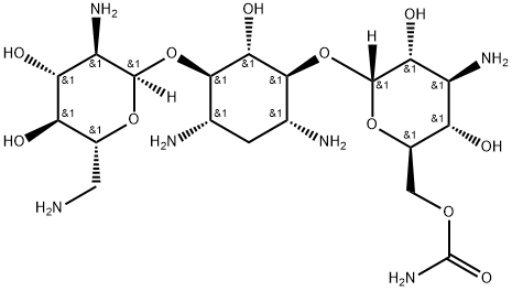 6-O-(3-Amino-6-carbamoyl-3-deoxy-α-D-glucopyranosyl)-4-O-(2,6-diamino-2,6-dideoxy-α-D-glucopyranosyl)-2-deoxy-D-streptamine|6