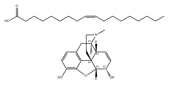 (5α,6α)-7,8-didehydro-4,5-epoxy-17-methylmorphinan-3,6-diyl oleate Structure
