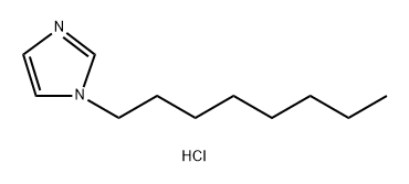 1H-Imidazole, 1-octyl-, hydrochloride (1:1) Struktur