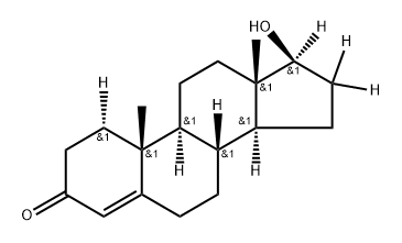 [2H4]-Testosterone Struktur