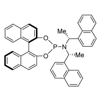(11bR)-N,N-bis[(1R)-1-(1-naphthalenyl)ethyl]-Dinaphtho[2,1-d:1',2'-f][1,3,2]dioxaphosphepin-
4-amine Struktur