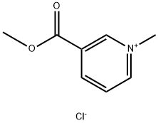 Pyridinium, 3-(methoxycarbonyl)-1-methyl-, chloride (1:1) Structure