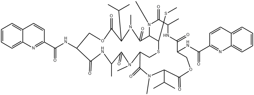 2QN-echinomycin Struktur