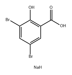 Benzoic acid, 3,5-dibromo-2-hydroxy-, sodium salt (1:1)