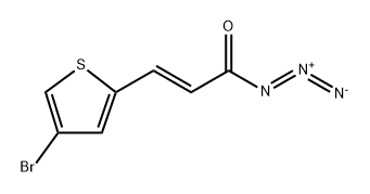 2-Propenoyl azide, 3-(4-bromo-2-thienyl)-, (2E)-