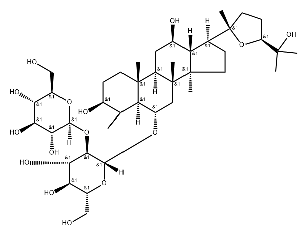 Majonoside R 1 Struktur