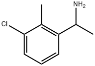 3-Chloro-α,2-dimethylbenzenemethanamine, 870606-37-4, 结构式