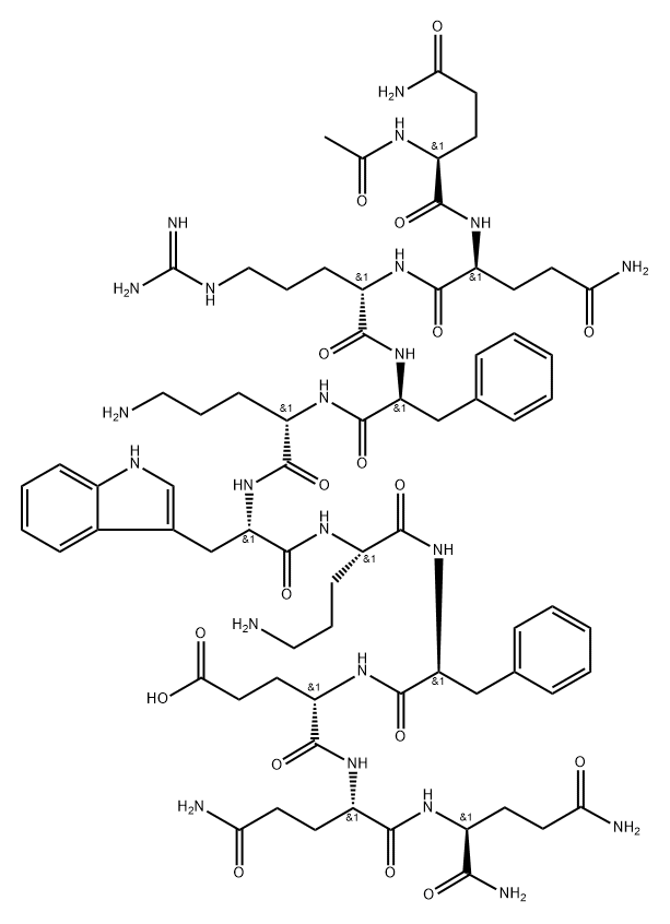 Oligopeptide P11-8|AC-GLN-GLN-ARG-PHE-ORN-TRP-ORN-PHE-GLU-GLN-GLN-NH2