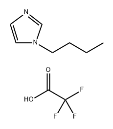 1H-Imidazole, 1-butyl-, 2,2,2-trifluoroacetate (1:1) Struktur
