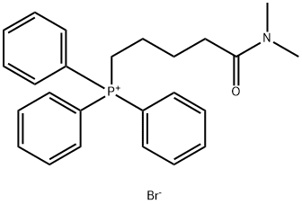 [5-(Dimethylamino)-5-oxopentyl](triphenyl)phosphonium bromide Struktur