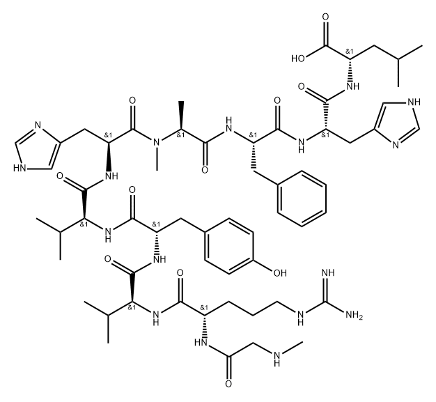 안지오텐신I,Sar(1)-Val(5)-N-Me-Ala(7)-
