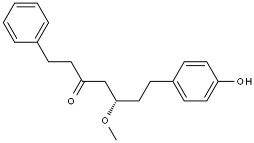 (5S)-7-(4-Hydroxyphenyl)-5-methoxy-1-phenyl-3-heptanone|(5S)-7-(4-羟苯基)-5-甲氧基-1-苯基-3-庚酮