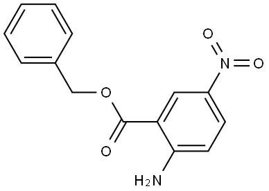 2-Amino-5-nitrobenzoic acid benzyl ester Structure