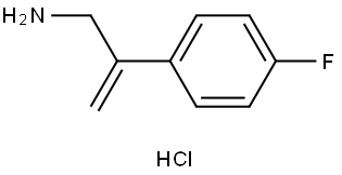 2-(4-fluorophenyl)prop-2-en-1-amine hydrochloride Structure