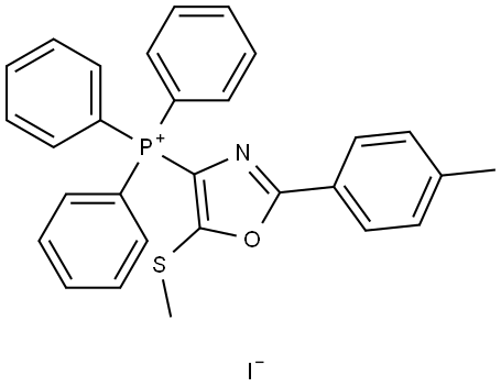 (2-(4-METHYLPHENYL)-5-(METHYLTHIO)-1,3-OXAZOL-4-YL)(TRIPHENYL)PHOSPHONIUM IODIDE|