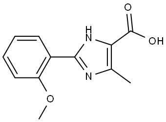 2-(2-Methoxyphenyl)-5-methyl-1H-imidazole-4-carboxylic Acid Structure