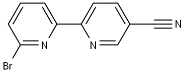 6-Bromo-5'-cyano-2,2'-bipyridine Struktur
