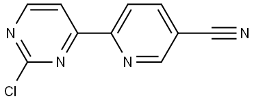 2-Chloro-4-(5'-cyano-2'-pyridyl)pyrimidine|