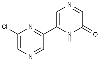 6-Chloro-6'-hydroxy-2,2'-bipyrazine Struktur