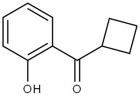 Cyclobutyl(2-hydroxyphenyl)methanone Structure