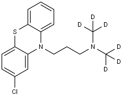 3-(2-chloro-10H-phenothiazin-10-yl)-N,N-bis(methyl-d3)propan-1-amine|3-(2-CHLORO-10H-PHENOTHIAZIN-10-YL)-N,N-BIS(METHYL-D3)PROPAN-1-AMINE