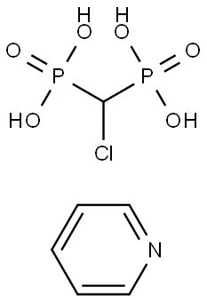 Clodronate Disodium EP Impurity D Pyridinium Salt Structure