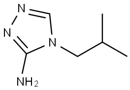 4-isobutyl-4H-1,2,4-triazol-3-amine Struktur