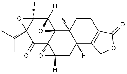 雷公藤甲素杂质32 结构式