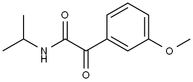 N-isopropyl-2-(3-methoxyphenyl)-2-oxoacetamide Structure