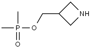 3-Azetidinylmethyl?P,P-dimethylphosphinate Struktur