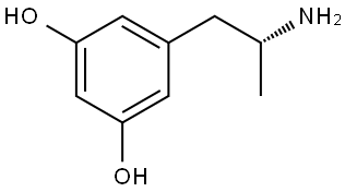 (R)-5-(2-aminopropyl)benzene-1,3-diol Structure