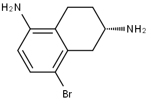 (S)-4-Bromo-5,6,7,8-tetrahydro-1,6-naphthalenediamine Structure