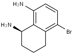 (R)-5-Bromo-1,2,3,4-tetrahydro-1,8-naphthalenediamine Structure