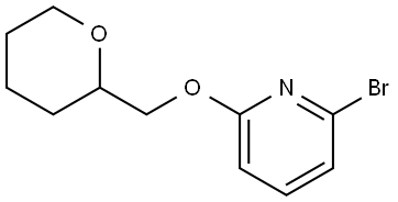 2-bromo-6-((tetrahydro-2H-pyran-2-yl)methoxy)pyridine Struktur